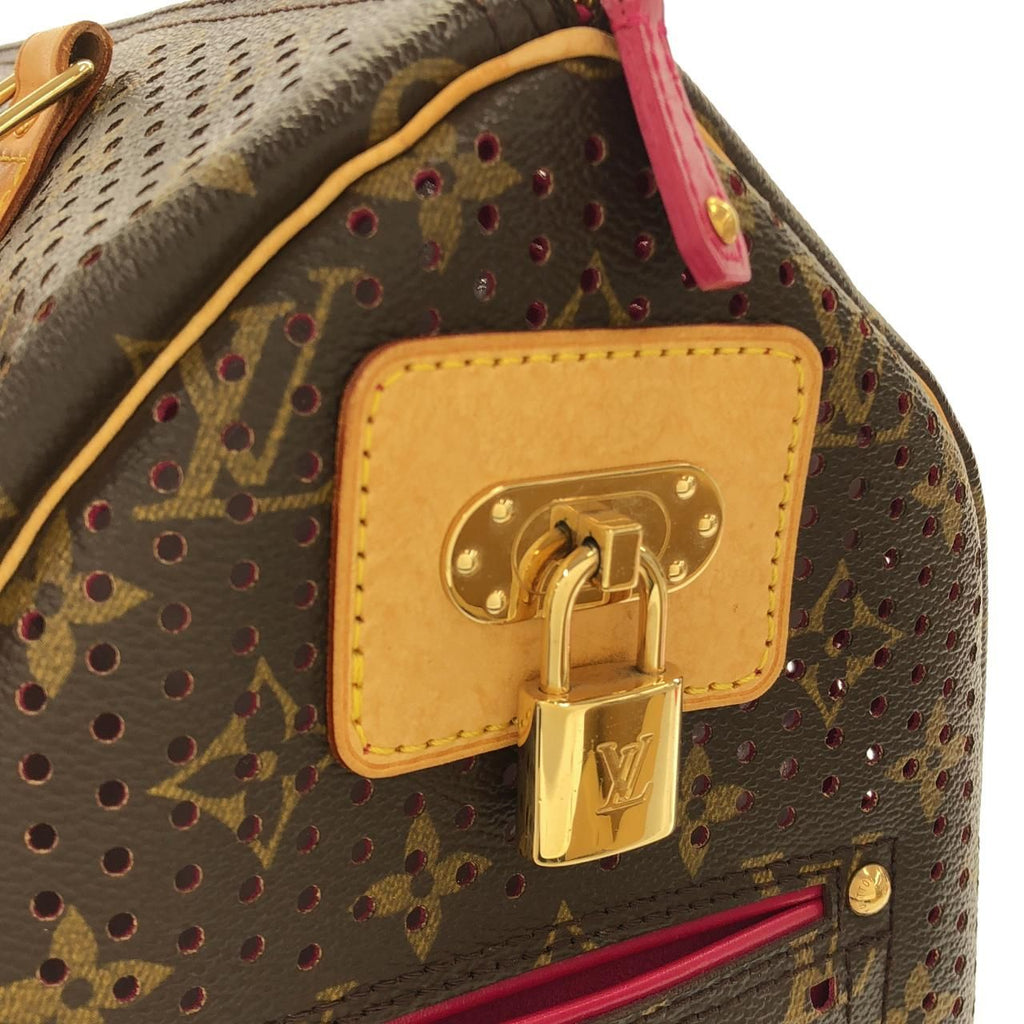 Louis Vuitton Monogram Perfo Speedy 30 cm Boston — view 8
