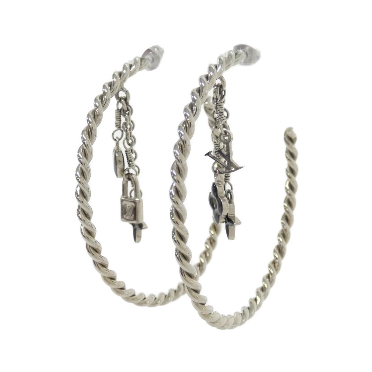 Louis Vuitton Cles All Sweet Monogram Earrings