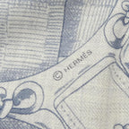 Hermes Shawl Scarf Gray — view 5