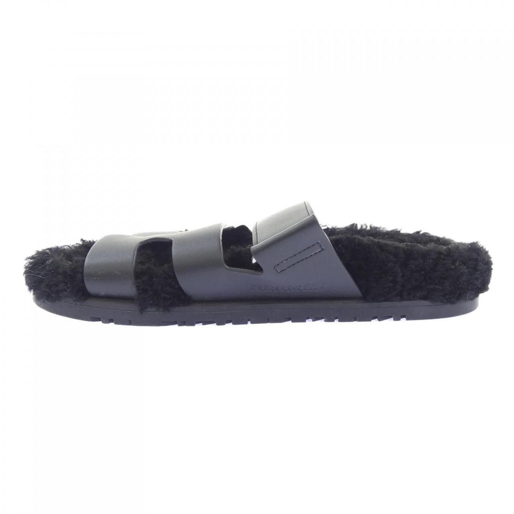 Hermes Chypre Sandals Black — view 2