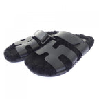 Hermes Chypre Sandals Black — view 3