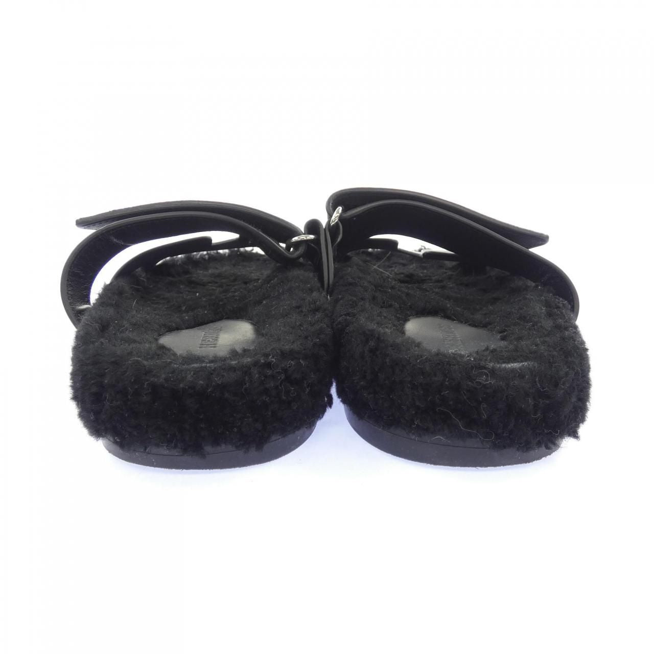 Hermes Chypre Sandals Black — view 5