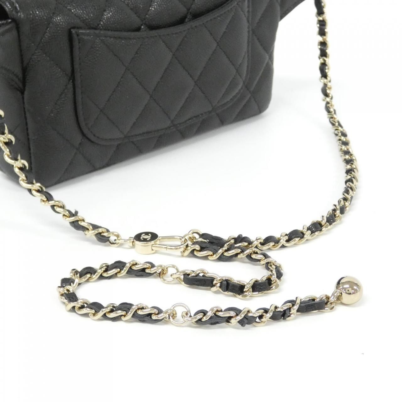 Chanel Waist Bag Belt Bag Black — view 6