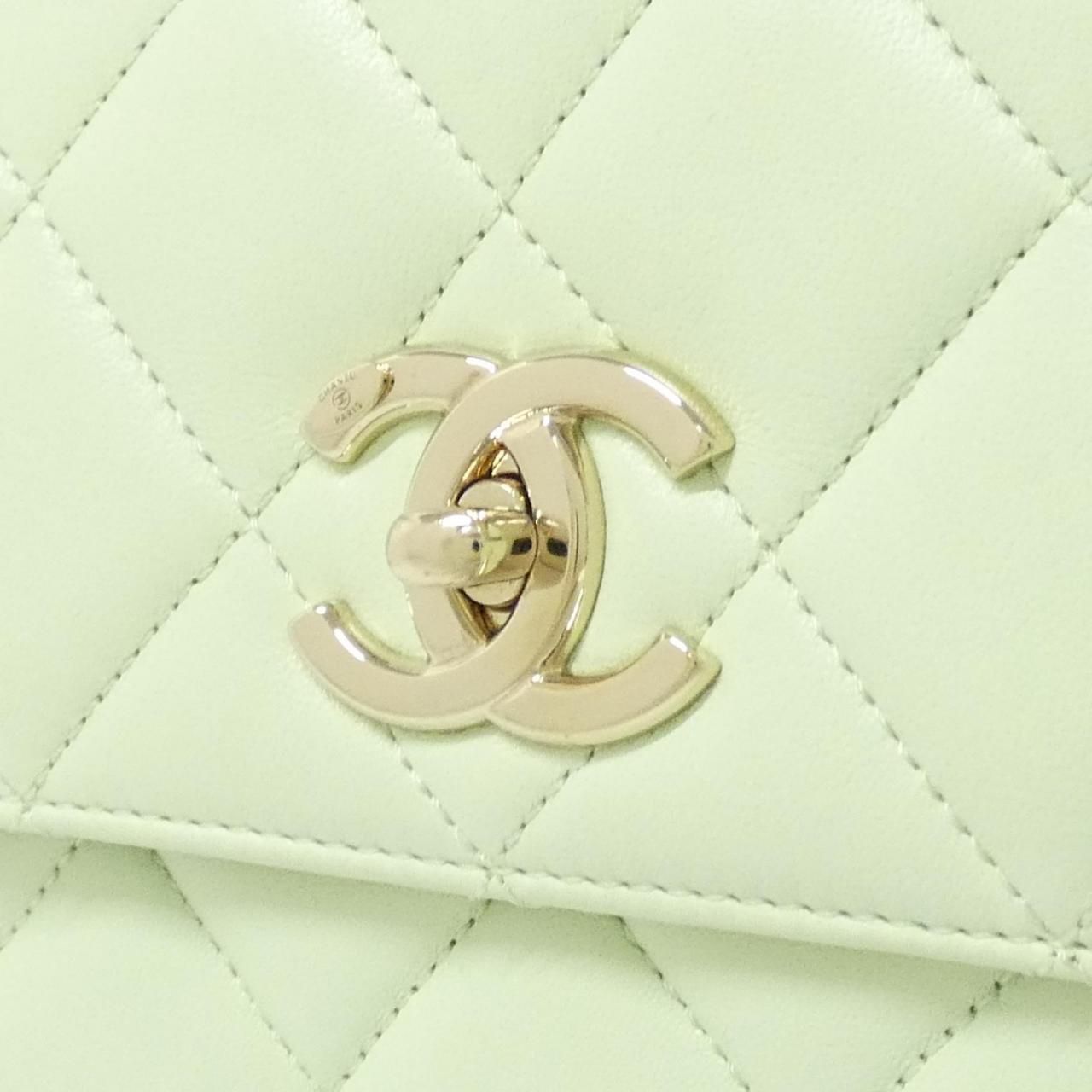 Chanel Bag Handbag Green — view 5