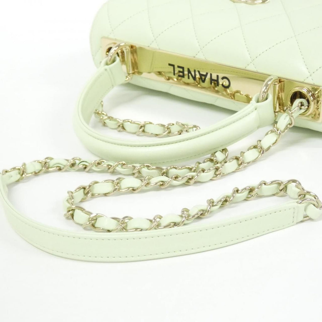 Chanel Bag Handbag Green — view 8