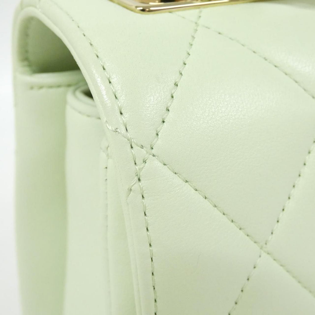 Chanel Bag Handbag Green — view 7