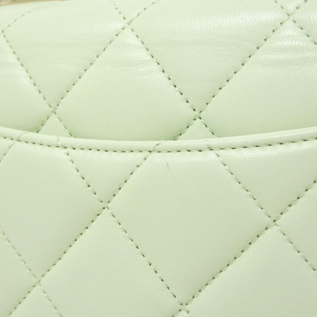 Chanel Bag Handbag Green — view 6