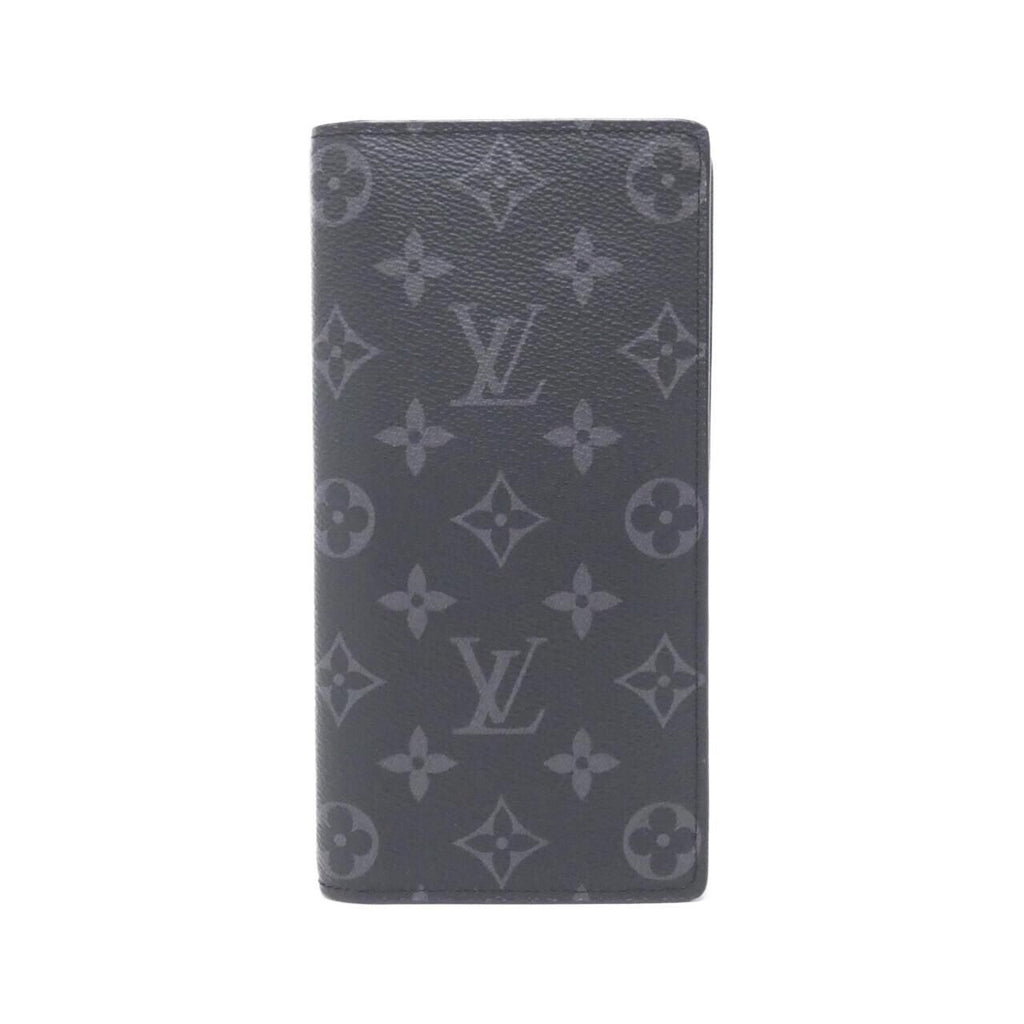 Louis Vuitton Monogram Eclipse Portefeuille Brazza Wallet
