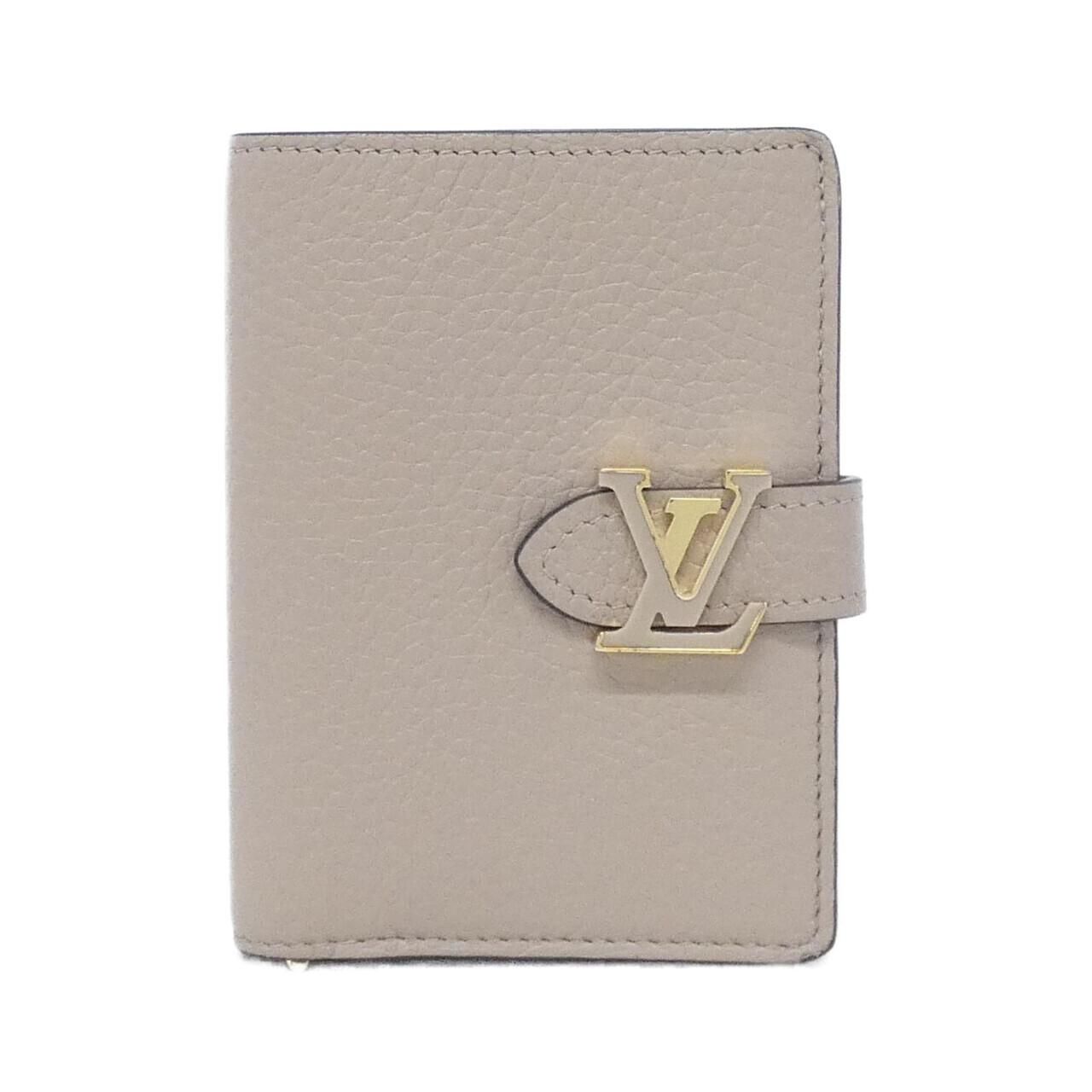 Louis Vuitton Taurillon LV Vertical Wallet Compact