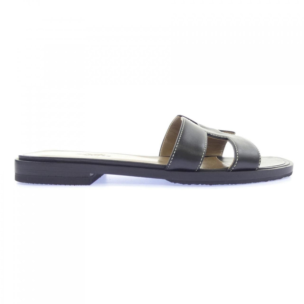 Hermes Oran Sandals Black