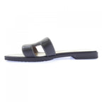 Hermes Oran Sandals Black — view 2