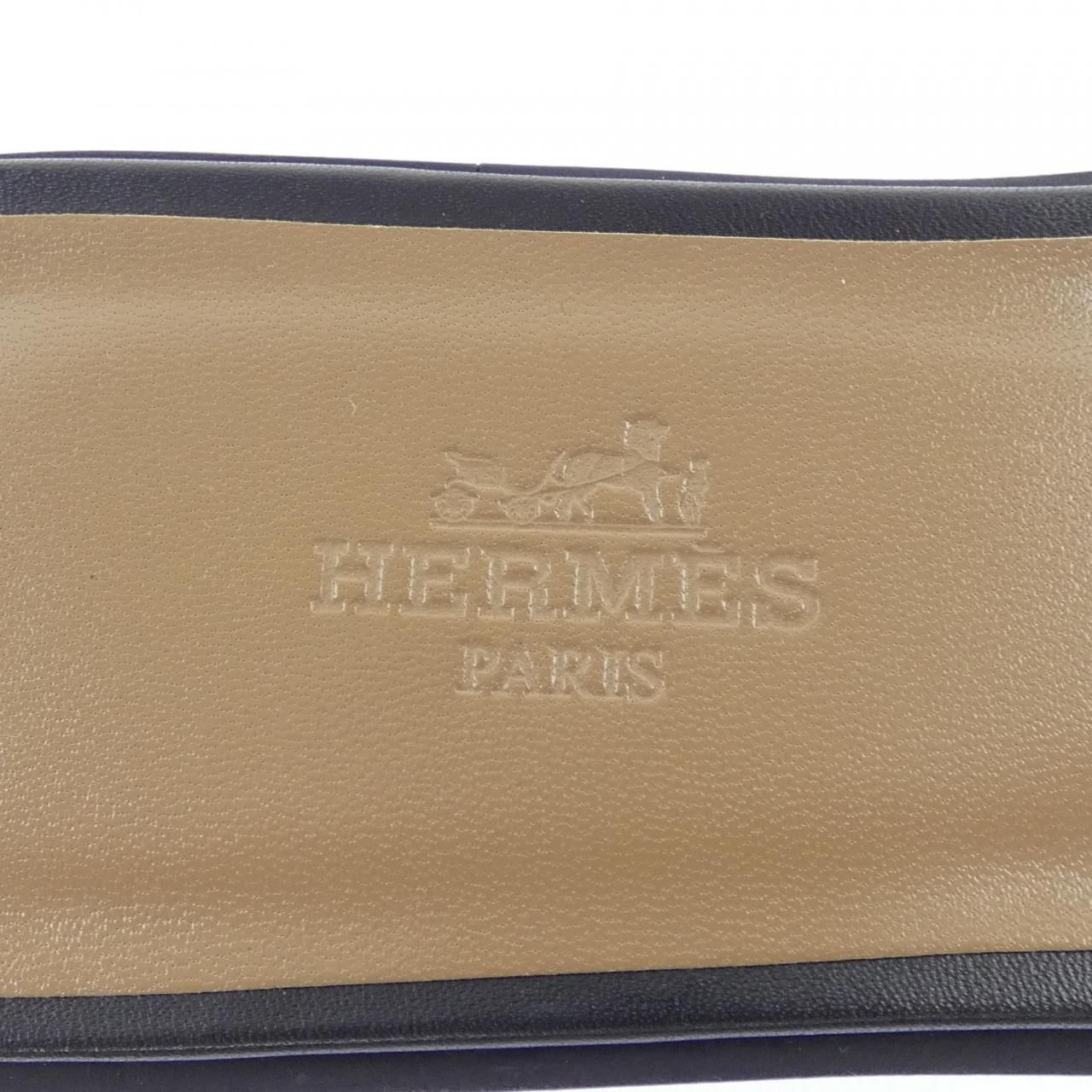 Hermes Oran Sandals Black — view 6
