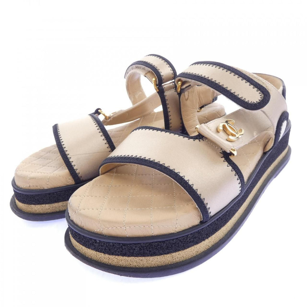 Chanel Sandals Beige — view 3