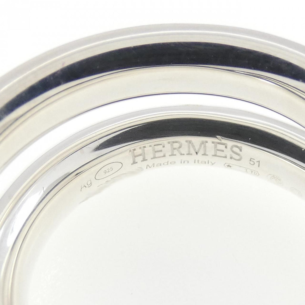 Hermes Vertiges Ring Silver — view 4