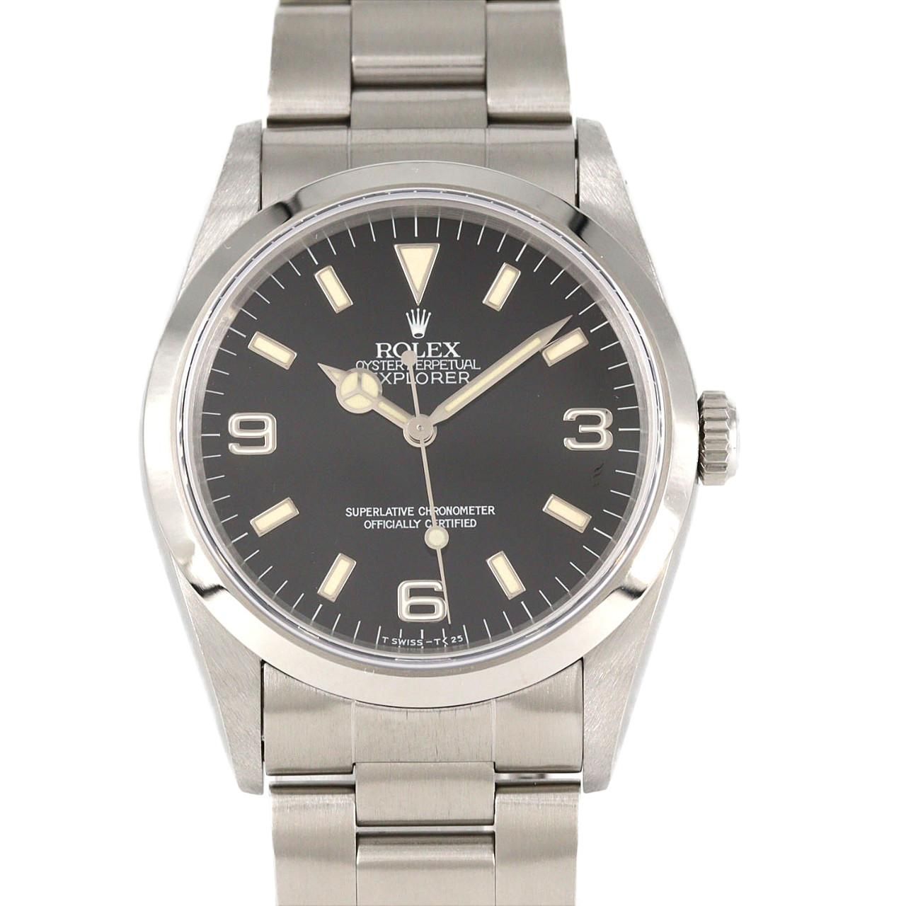Rolex Explorer I SS Automatic Winding Number Watch