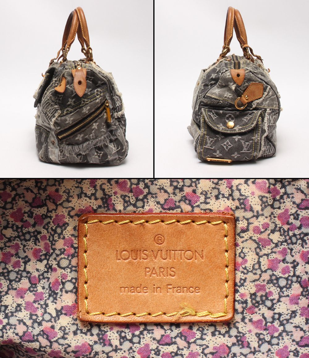 Louis Vuitton Handbag Monogram Denim Patchwork Speedy 30 — view 4