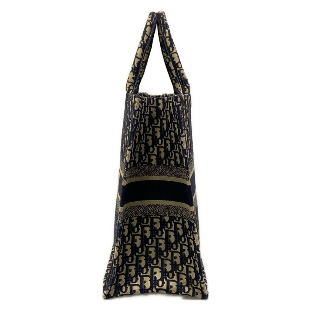 Dior Tote Book Large Beige Dark Navy — view 4