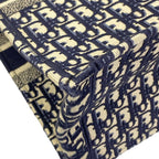 Dior Tote Book Large Beige Dark Navy — view 6