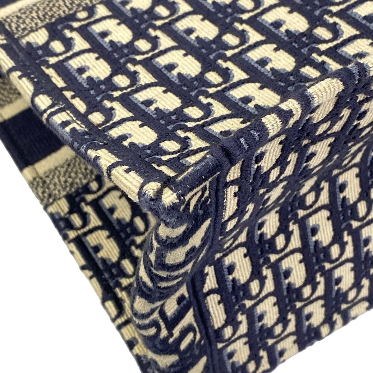 Dior Tote Book Large Beige Dark Navy — view 6