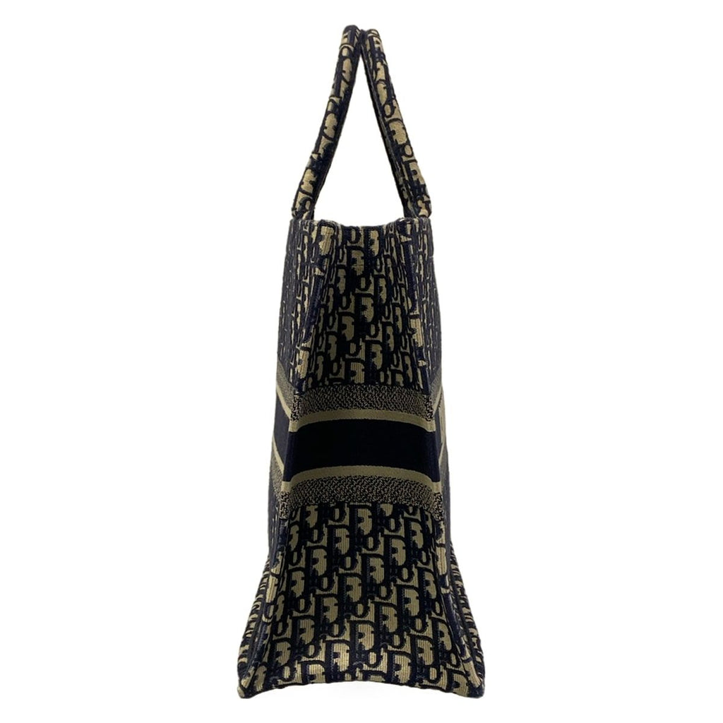 Dior Tote Book Large Beige Dark Navy — view 2