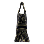 Dior Tote Book Large Beige Dark Navy — view 2