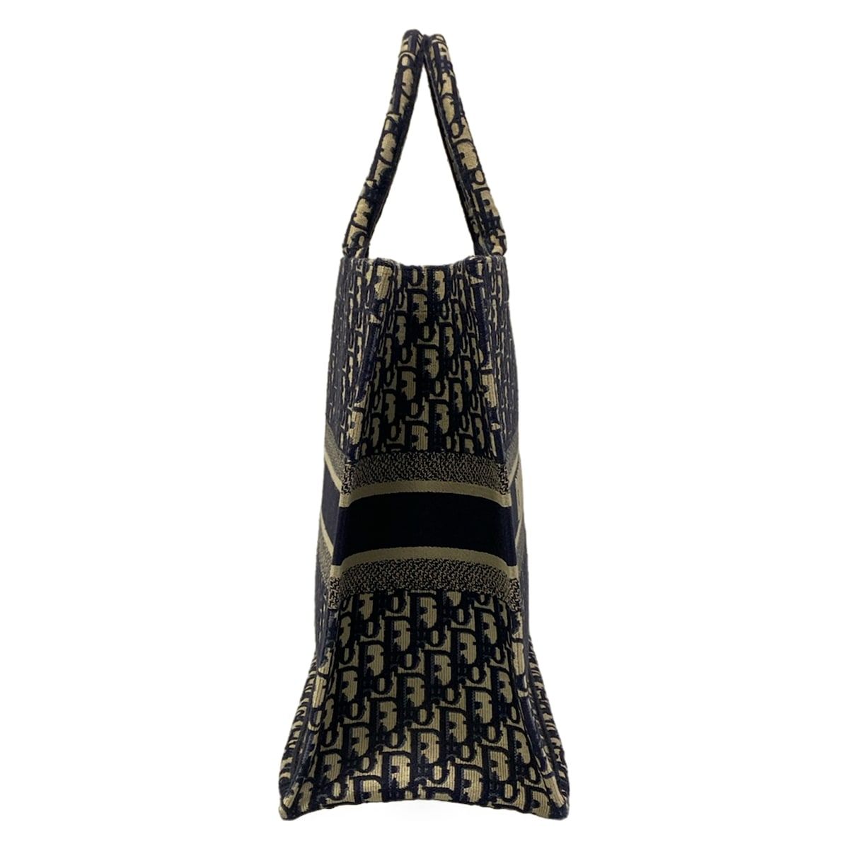 Dior Tote Book Large Beige Dark Navy — view 2
