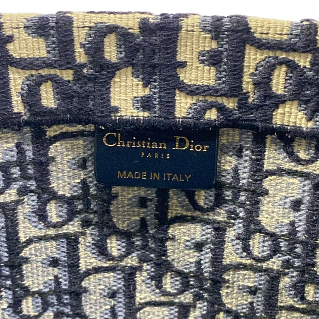 Dior Tote Book Large Beige Dark Navy — view 9