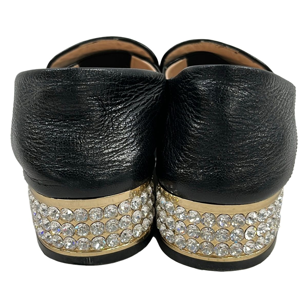 Gucci Loafers 37 Horsebit Black Bijuu Leather — view 3