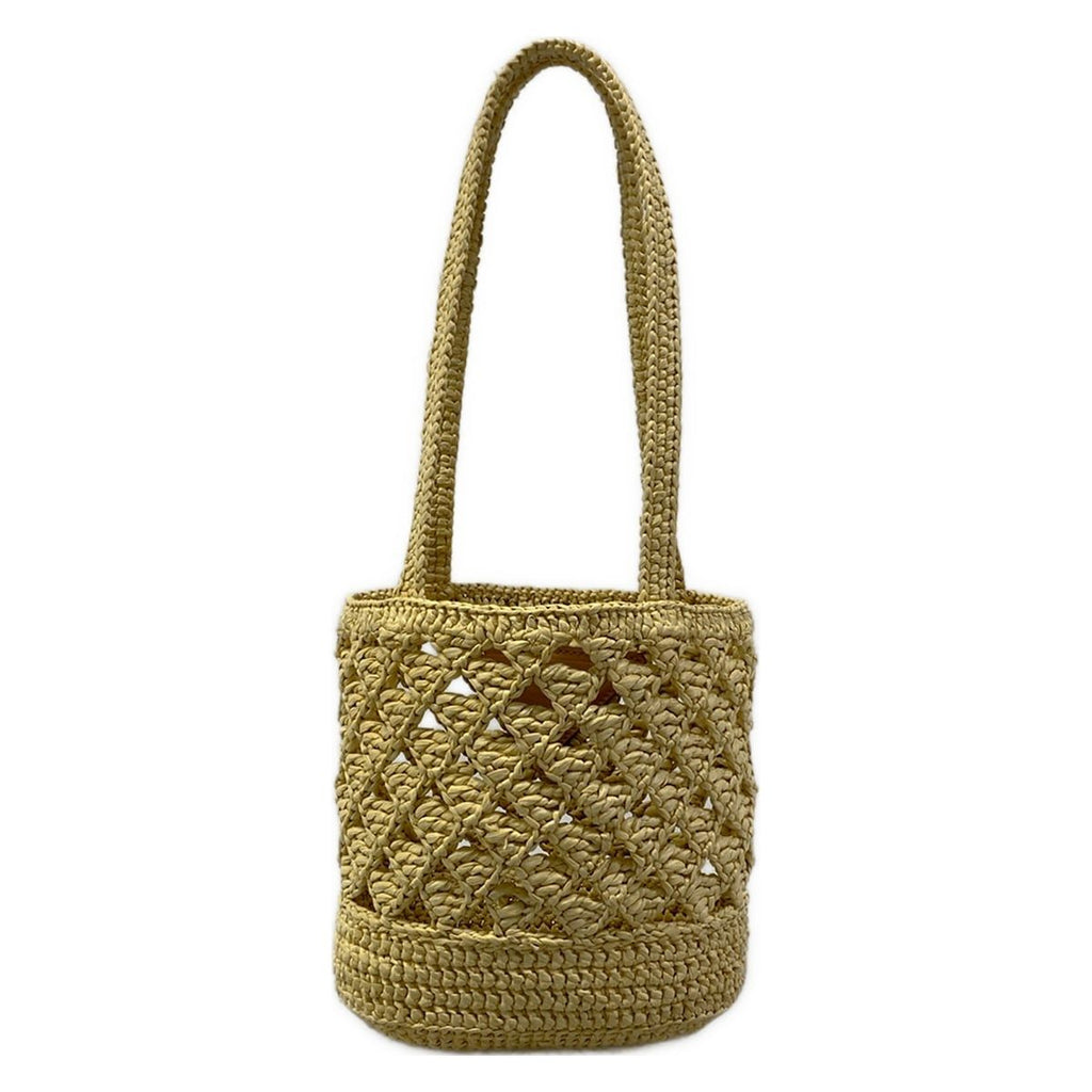 Prada Shoulder Bag Beige Basket — view 3