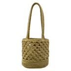 Prada Shoulder Bag Beige Basket — view 3