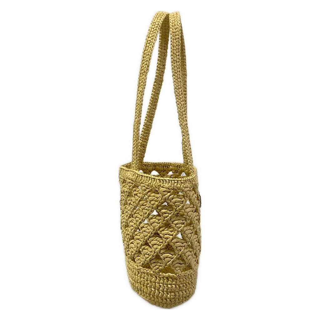Prada Shoulder Bag Beige Basket — view 2