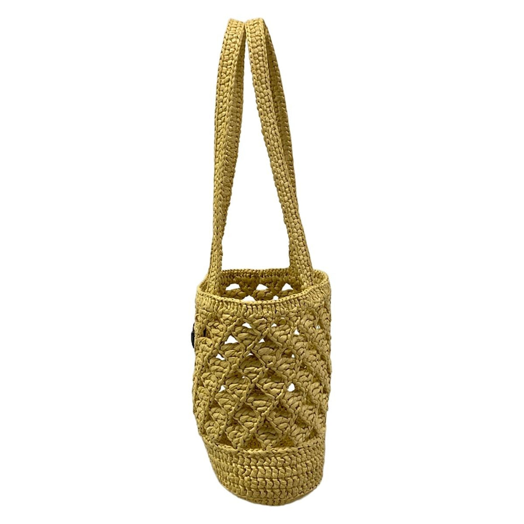 Prada Shoulder Bag Beige Basket — view 4