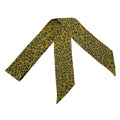 Hermes Scarf Twill Beige Black Ribbon Alphabet