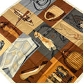 Fendi Scarf Brown Beige Multi