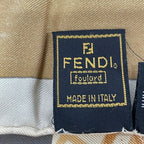 Fendi Scarf Brown Beige Multi — view 2