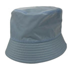 Prada Hat L Re-Nylon Bucket Hat Light Blue Triangle Logo