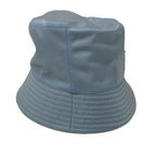 Prada Hat L Re-Nylon Bucket Hat Light Blue Triangle Logo — view 3