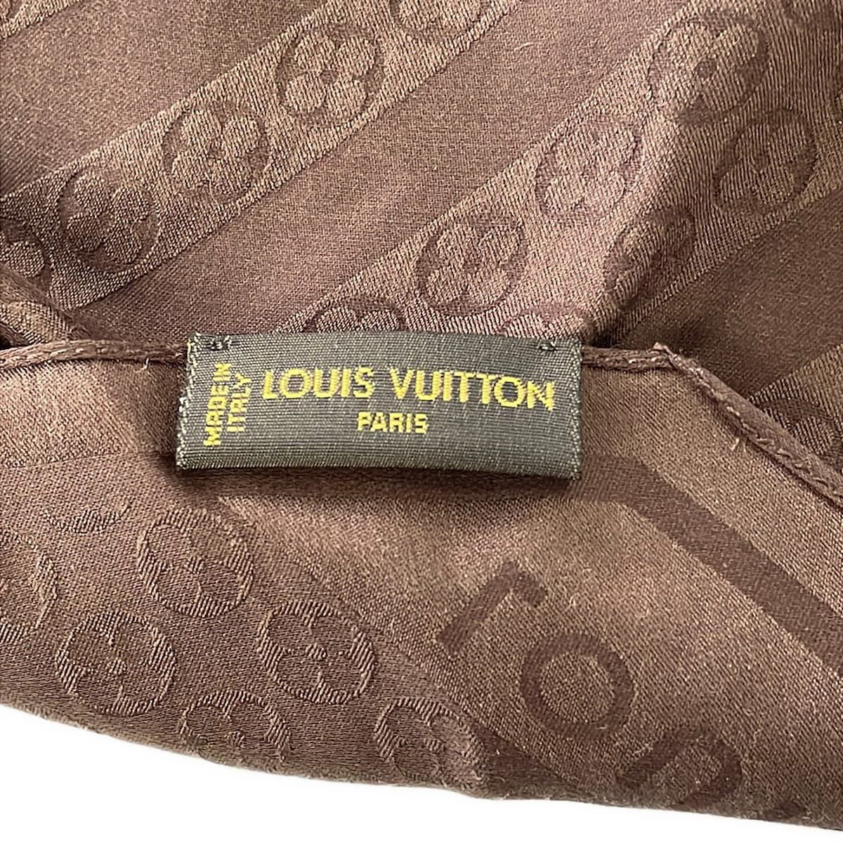 Louis Vuitton Scarf Dark Brown Ribbon — view 2