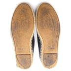 Saint Laurent Paris Front Logo Embroidery Low Cut Sneakers Leather Shoes Black — view 5