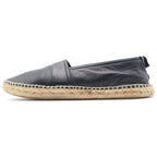 Saint Laurent Paris Front Logo Embroidery Low Cut Sneakers Leather Shoes Black
