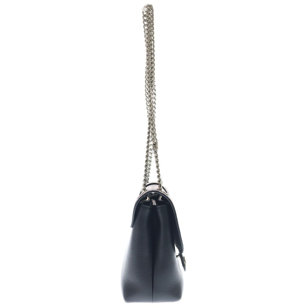 Celine Victoire Medium 2-Way Chain Shoulder Handbag Silver Black — view 3