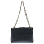 Celine Victoire Medium 2-Way Chain Shoulder Handbag Silver Black — view 2