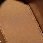 Celine Mini Honorine Triomphe Canvas Leather Crossbody Handbag Gold Brown — view 7