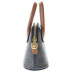 Celine Mini Honorine Triomphe Canvas Leather Crossbody Handbag Gold Brown — view 3