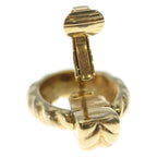 Dior Twist Hoop Earrings Gold — view 5