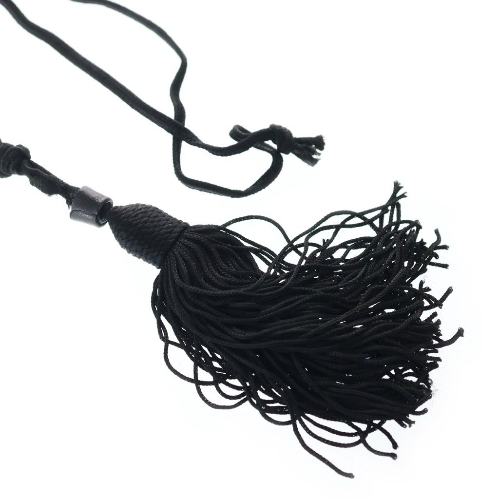 Chanel CC Logo Beads Drawstring Pouch Mini Bag Black — view 6