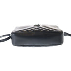 Saint Laurent Paris Shoulder Bag Black Leather Silver — view 4