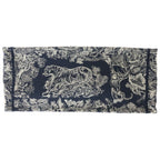 Dior Book Tote Large Toile de Jouy Reverse Embroidery Navy Jacquard — view 4