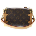 Louis Vuitton Side Trunk PM Monogram Leather Shoulder Bag Brown — view 2