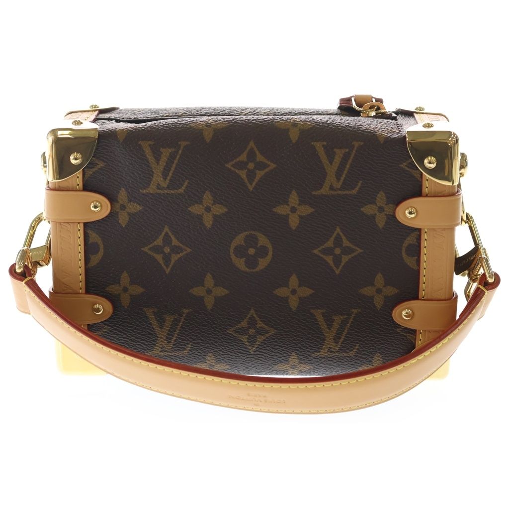 Louis Vuitton Side Trunk PM Monogram Leather Shoulder Bag Brown — view 2